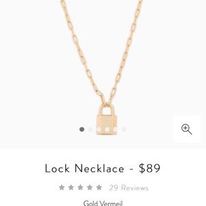 Mejuri Lock Necklace🔥